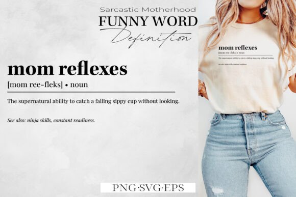 Funny Mom-Themed Definitions SVG PNG Review