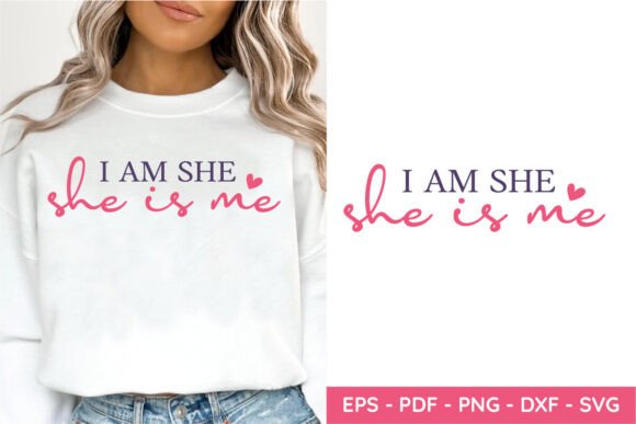 I Am She, She is Me SVG, Mom Life PNG: A Designer’s Review