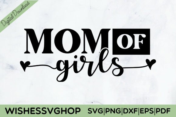 Mom of Girls SVG PNG: Real Embroidery Design Review