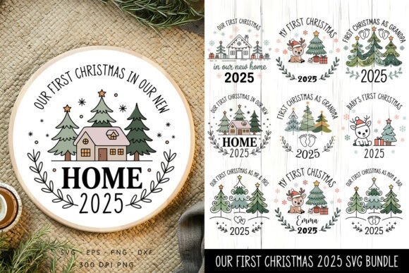 Our First Christmas 2025 Round Ornaments: A Designer's Take