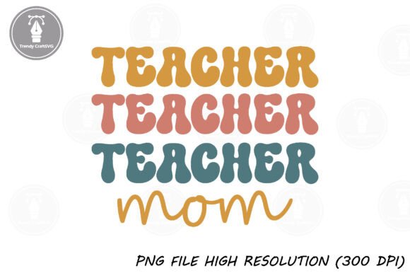 Teacher Mom Wavy Retro Svg Design: Embroidery Review
